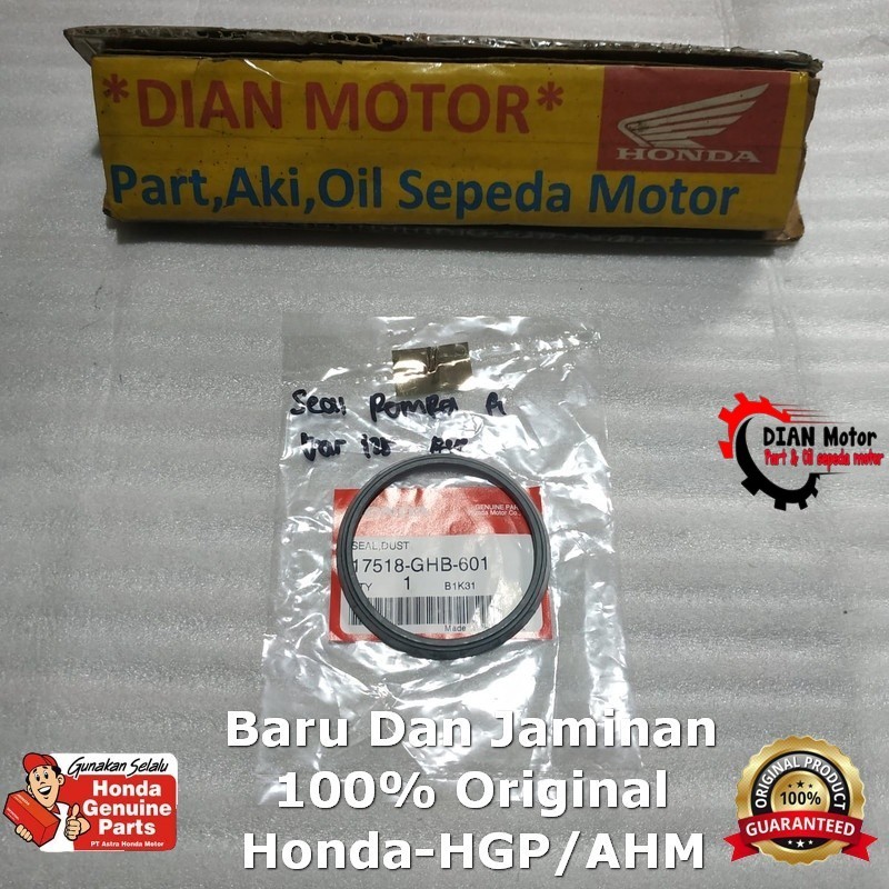 AHM 17518GHB601 SEAL POMPA FI VARIO125ESP SCOOPY-K93 ORIGINAL