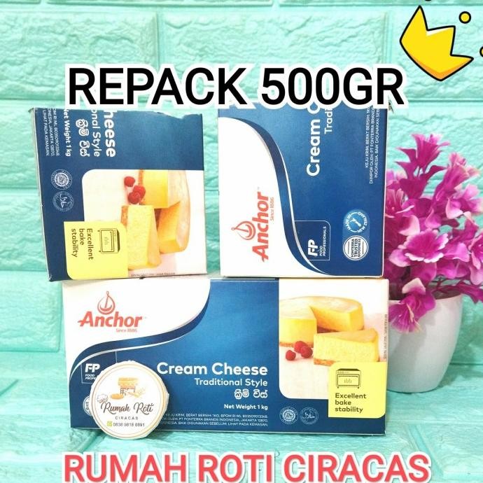 

PROMO CREAM CHEESE ANCHOR 500GR REPACK KRIM CHESSE 500 GR KEJU NEW ZEALAND
