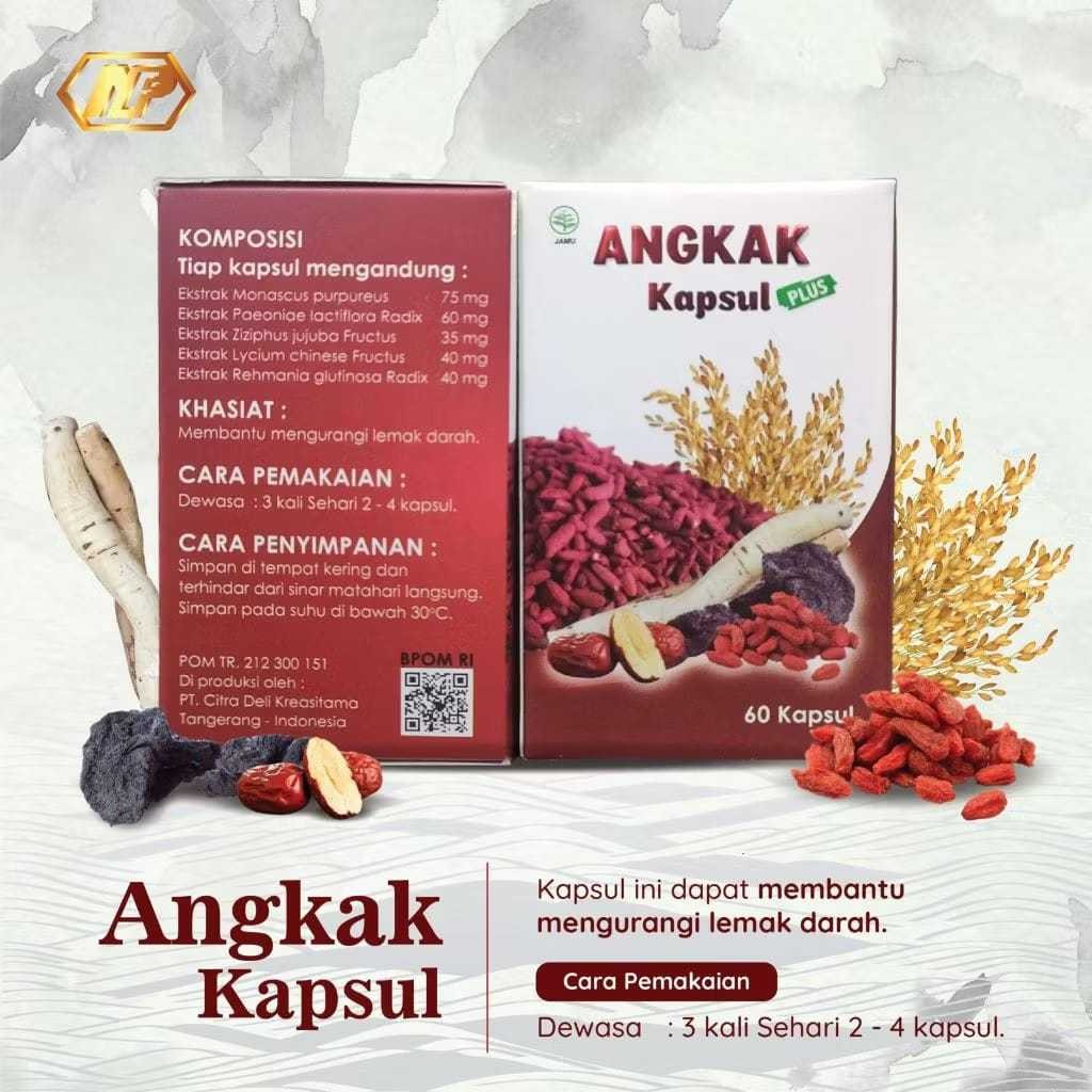 

Angkak Kapsul (Red Yeast Rice) - Obat Hipertensi, Kolesterol, DBD