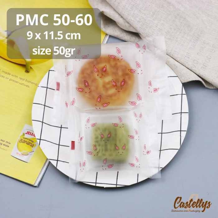 

HARGA DISC - Plastik Mooncake 50gr PMC 50-60 Bunny Pia Kue Bulan Cookies Nastar dll