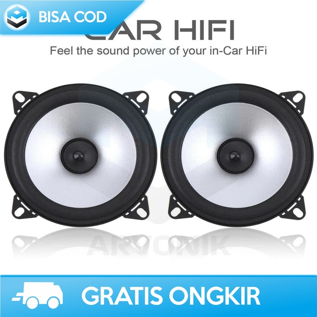 SUBWOOFER MOBIL SPEAKER AKTIF PINTU MOBIL 4 INCH SOUND POWER BASS