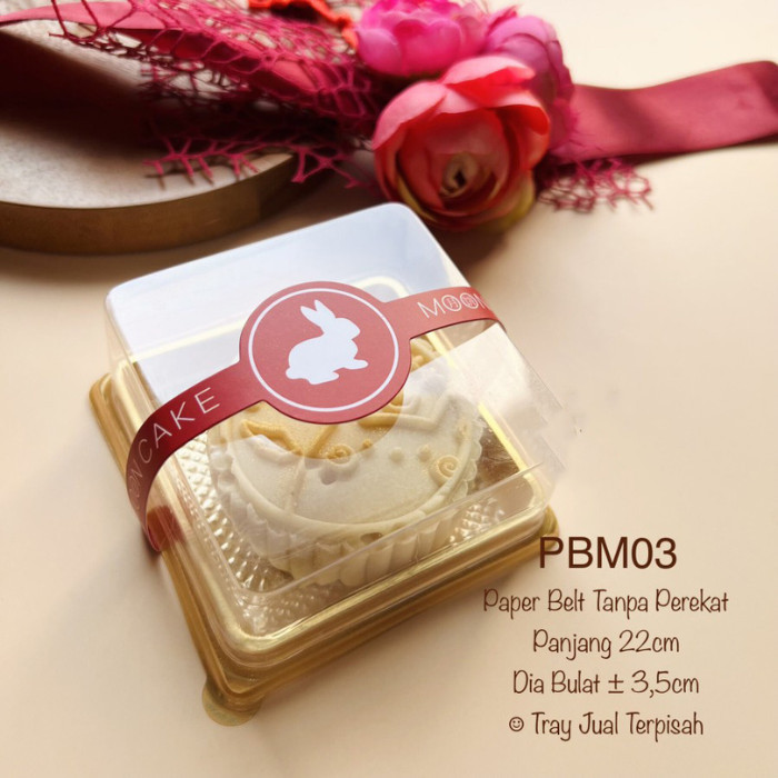 

BEBAS ONGKIR - Paper Belt Sabuk Kertas Mooncake PBM Kue Kering Pia Snowskin Nastar