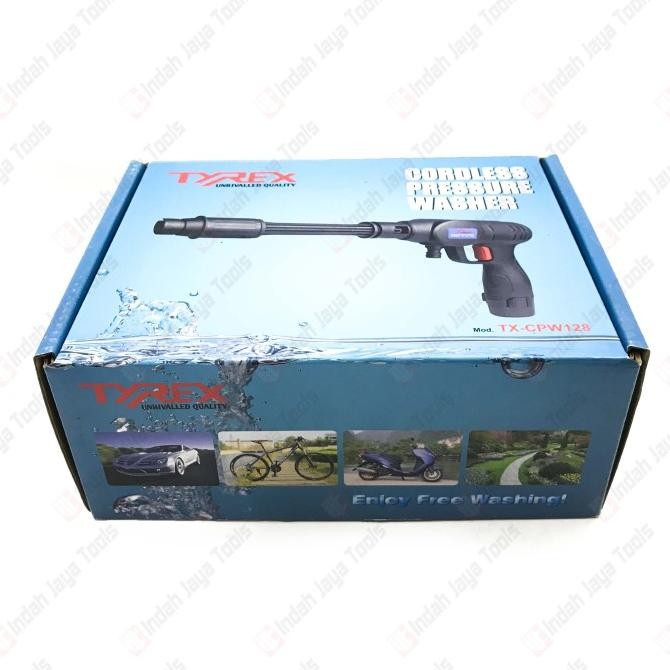 Tyrex Tx-Cpw128 Cordless Jet Cleaner Mesin Cuci Motor Steam Ac Baterai Terlaris