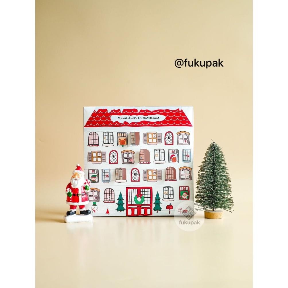 

Box Sekat 25 Natal (10 Pcs) Kotak Nastar Coklat Truffle Mochi Christmas Diskon