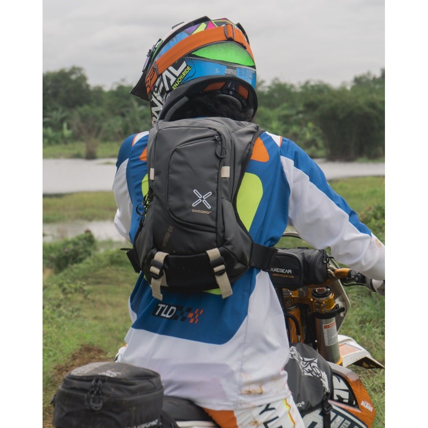 AXEGEAR TAS RANSEL HYDROPACK MOTOR TRAIL ADVENTURE WATERPROOF