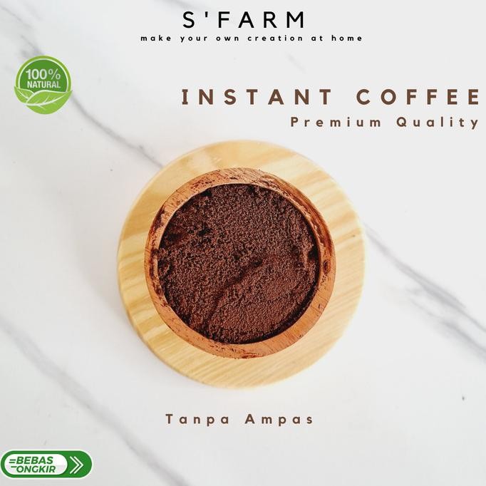 

Instant Coffee - Bubuk Kopi Instan Tanpa Ampas - Kemasan Jar DS