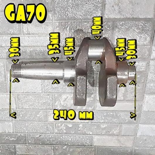 favorit] Crankshaft Kur As Kubota GA70 GA-70
