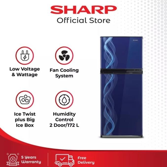 $$$$] KULKAS SHARP SJ197ND LEMARI ES PENDINGIN 2PINTU SJ 197ND