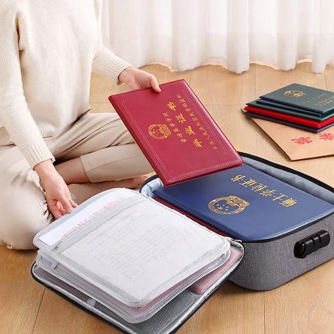 

NEW STOK/ TAS TEMPAT PENYIMPANAN FILE DOKUMEN TRAVEL BAG STORAGE BOX ANTI AIR /NON COD