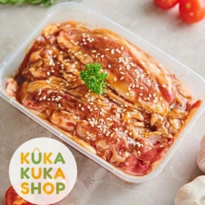 

Daging Sapi Marinasi Slice BBQ / Daging Bumbu Ala Korea 500gr H24ID