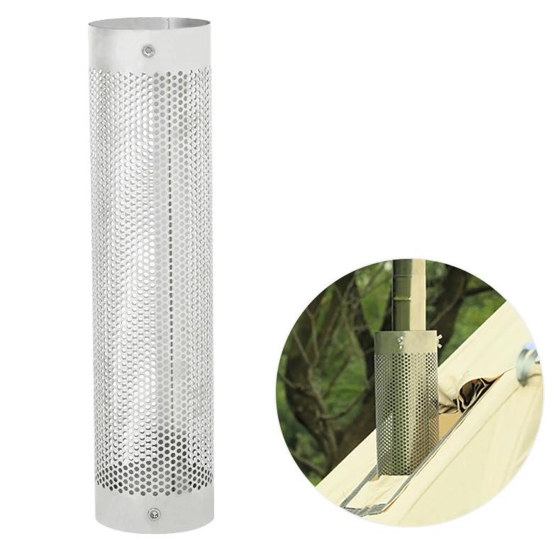mesh protector l50cm heat protection mesh pipe wood stove mesh chimney tent shelter anti-scald stain