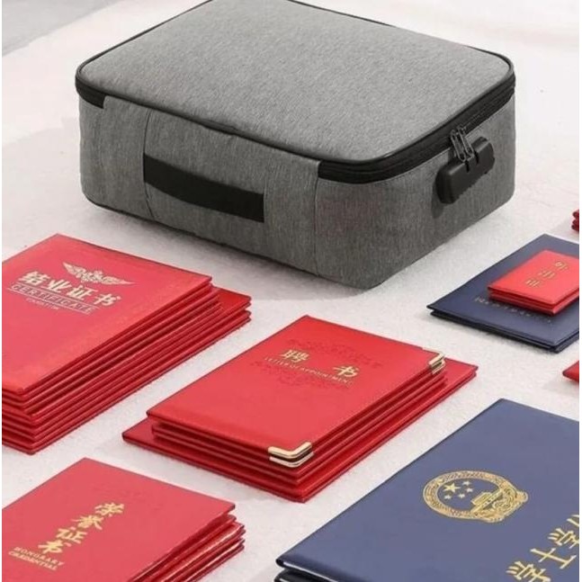 

MFD TAS DOKUMEN ANTI AIR STORAGE BOX FILE 3 DIGIT PASSWORD TRAVEL BAG LOCK