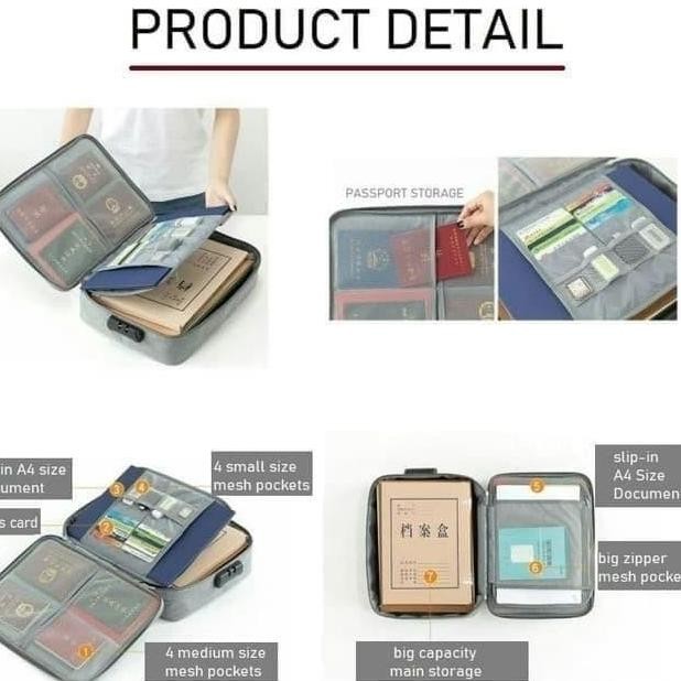 

CREAT DOCUMENT STORAGE BAG / PENYIMPANAN DOKUMEN / DIJAMIN DOKUMEN AMAN DPT