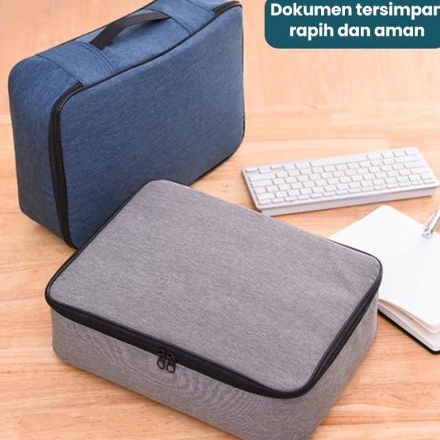

ORIGINAL!! TAS TEMPAT PENYIMPANAN FILE DOKUMEN ANTI AIR TRAVEL BAG STORAGE BOX