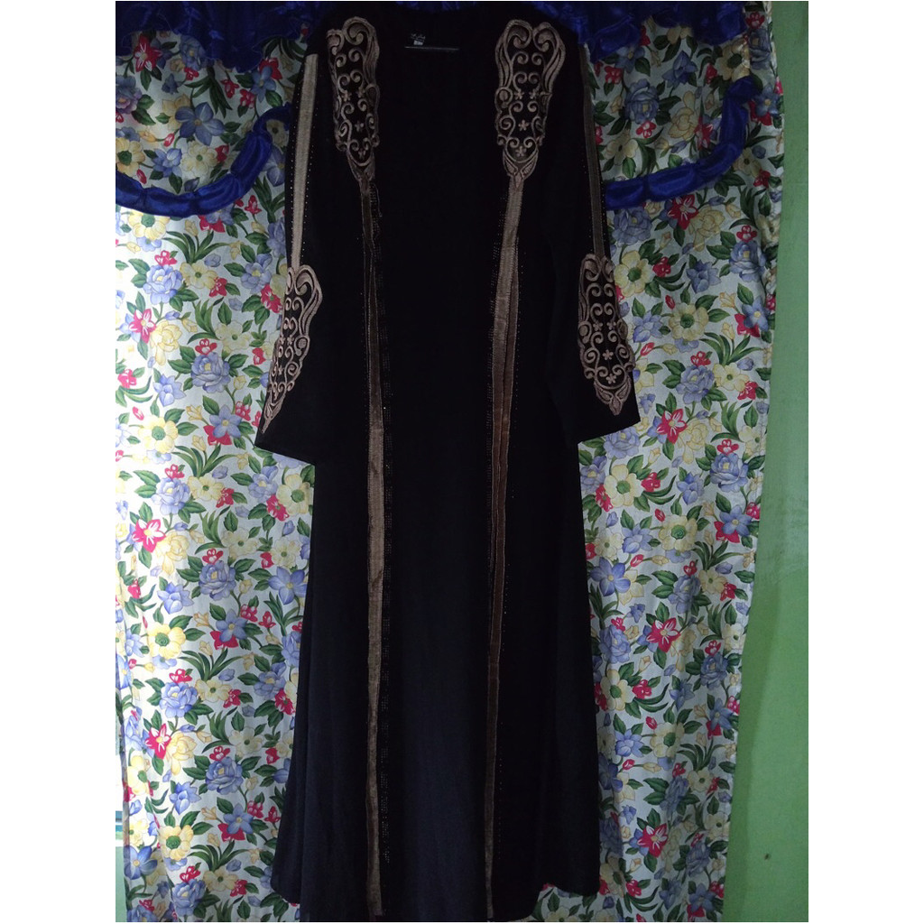 preloved abaya hitam