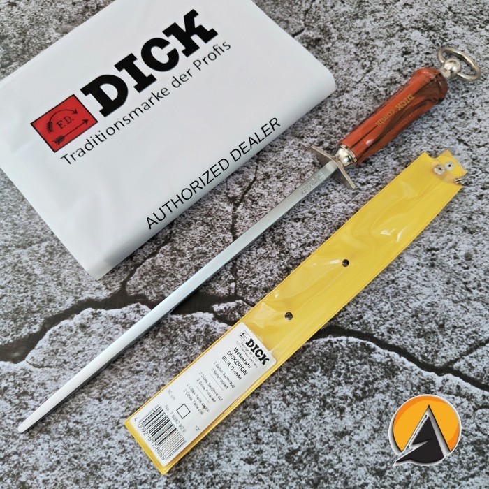 MURAH sharpening steel pengasah pisau f. dick dickoron combi 30 cm 7.5982.30