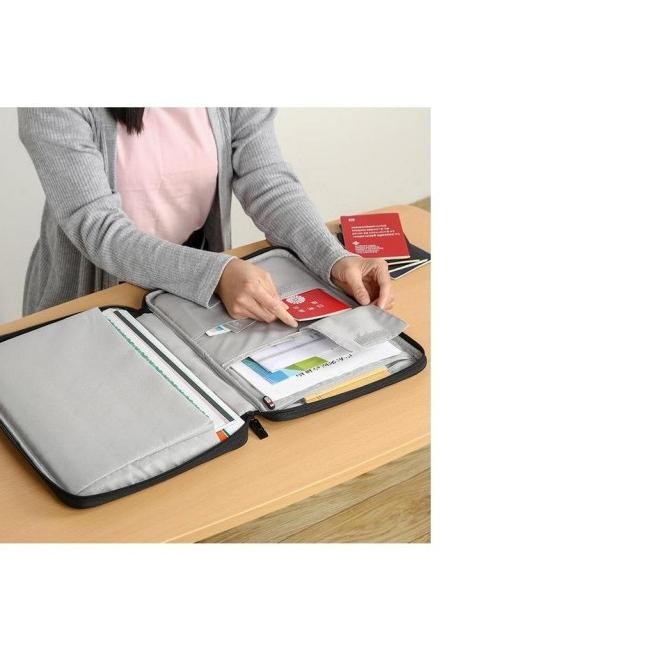 

TAS DOKUMEN PAPER PASSPORT IPAD KERTAS A4 BAHAN POLYESTER WATERPROOF