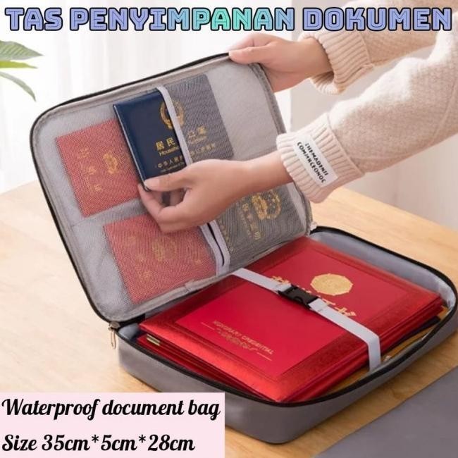 

TAS DOKUMEN TEMPAT PENYIMPANAN FILE TRAVEL DOCUMENT STORAGE BAG