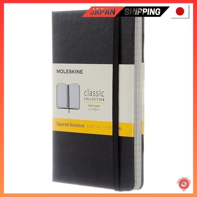 

【Langsung dari Jepang】Buku catatan klasik Moleskine Sampul keras Ukuran saku persegi (9cm x 14cm) Hitam MM712 |Umi0NOeN|