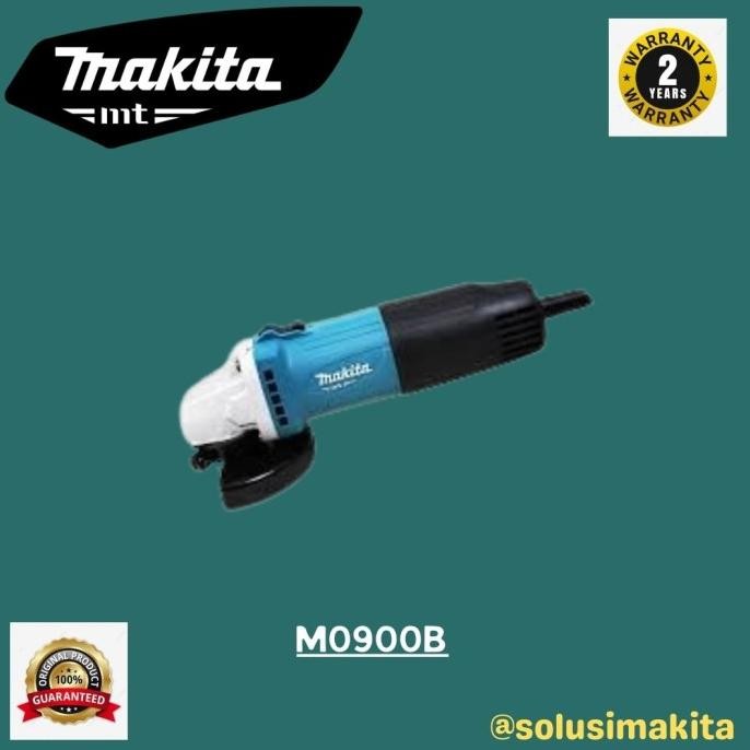 Makita M0900B Mesin Gerinda Tangan 4" M 0900 B Pengganti Maktec Mt90 Original Dan Terpercaya