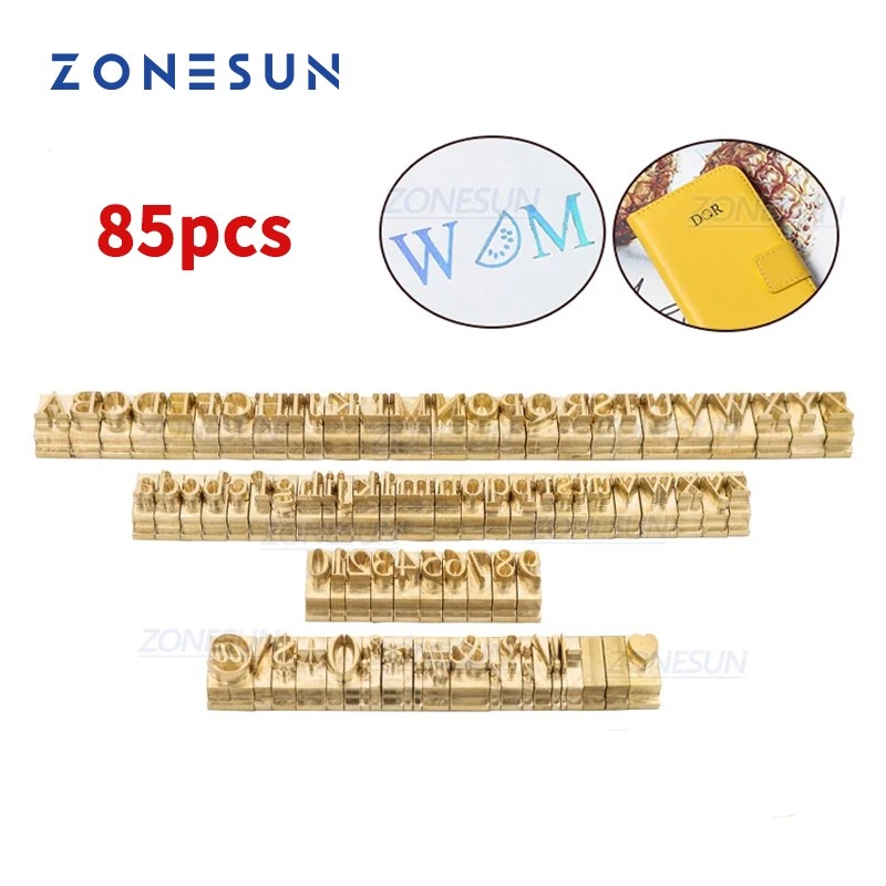 

ZONESUN Apart Stempel Kuningan Cetakan Alfabet Huruf Inggris Simbol Angka untuk Dompet Kulit Buatan Tangan Stempel Bronzing Pencetakan Inisial DIY |B2CFAAF3|