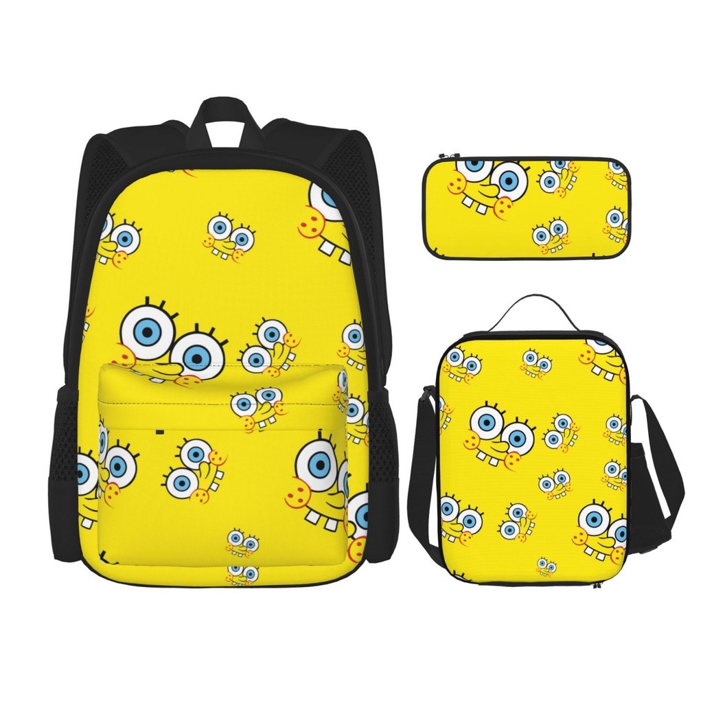 

Set Ransel Gambar SpongeBobs Ransel Saku Tiga Potong Set Tas Makan Siang Selempang Tas Pensil Tas Sekolah Anak Laki-laki dan Perempuan |71CE09EC|