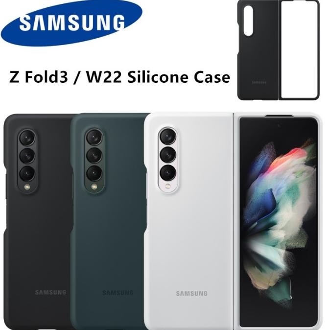 Case Untuk Samsung Galaxy Z Fold 3 Z Fold3 Silicone Full Cover Soft