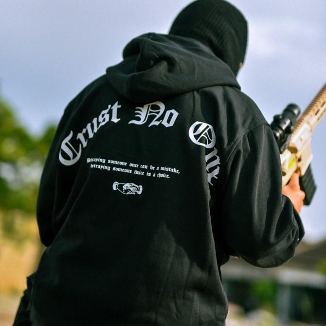 READY BRVE X DCOBRA REBORN COOL BLACK HOODIE FURY COLLECTION AUTHENTIC