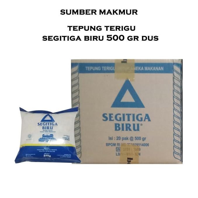 

TEPUNG TERIGU SEGITIGA 500 GR KEMASAN DUS swar