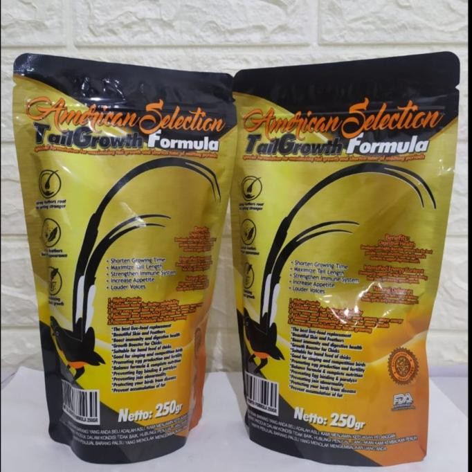 DISKON AMS Tail Growth formula Voer Ams manjangin ekor burung murai batu