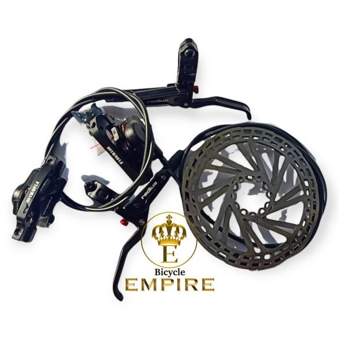 REM CAKRAM SEPEDA DISC BRAKE HIDROLIK RADIUS BICYCLE EMPIRE ORIGINAL DAN TERPERCAYA
