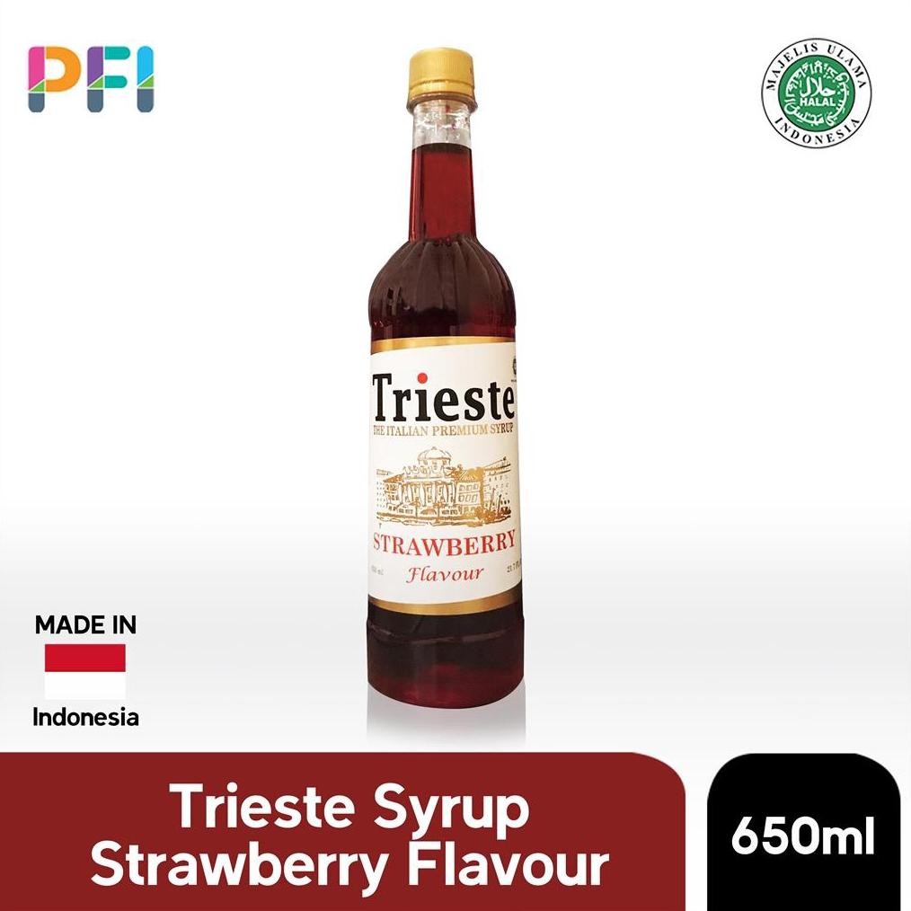 

Trieste Syrup Strawberry Flavour 650ml - Sirup Strawberry