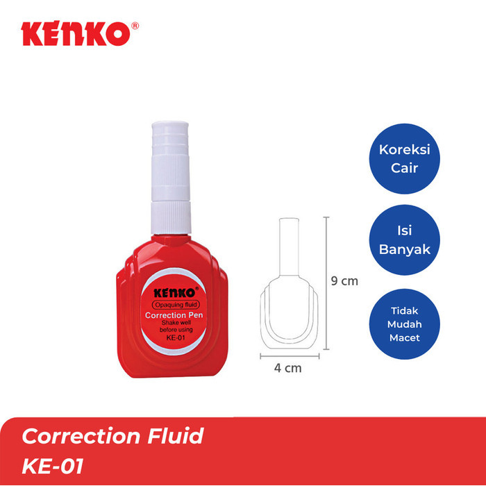 

Correction Fluid / Tip Ex Cair Kenko KE-01
