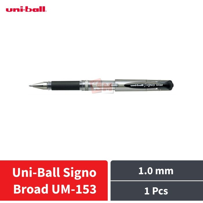 

TERMURAH - Pulpen Uni-Ball Signo Broad UM-153 1.0 mm Roller Gel Pen UniBall 1 Pcs