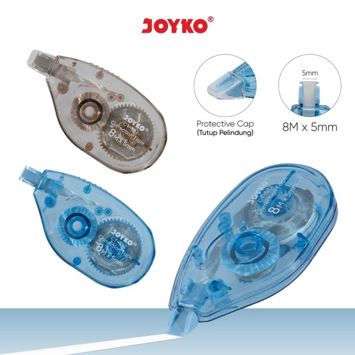 

HARGA DISC - Correction Tape / Tip Ex Kertas Joyko CT-572 / Pita Koreksi / Stipo