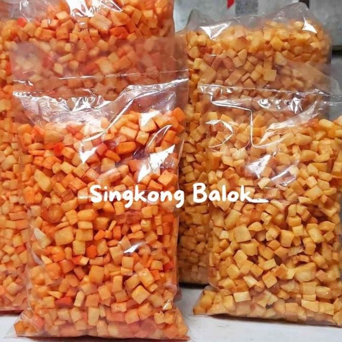 

GROSIR PROMO 1Kg singkong balok keripik singkong keripik singkong balado singkong dadu TERLARIS