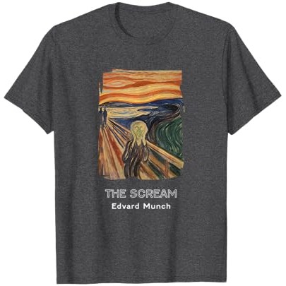 Kaos The Scream karya Edvard Munch |Aw5KeFFM|