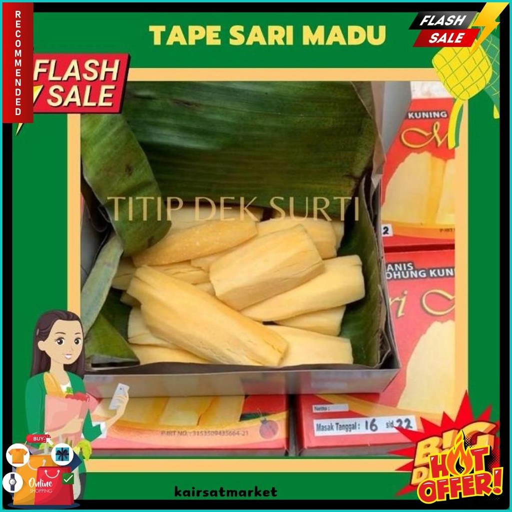 

(Termurah) Tape Sari Madu 1000Gr Khas Jember (Lagi Viral)