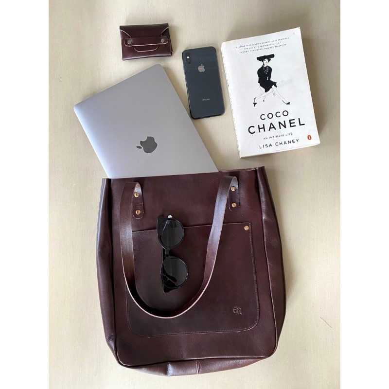 Tas Wanita Kulit Asli/Tas Wanita Kulit/Tote Bag Kulit - Lola Tote Bag