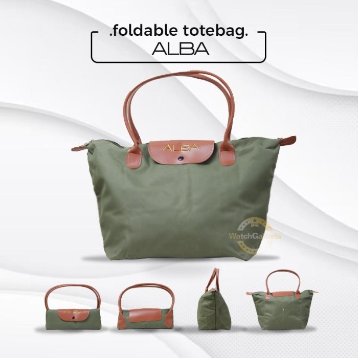Tas Wanita totebag Alba Hijau