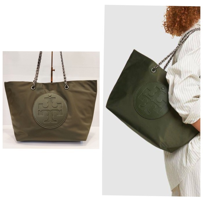 Tas TB Ella Chain Tote Bag Olive Green 32x29x16cm