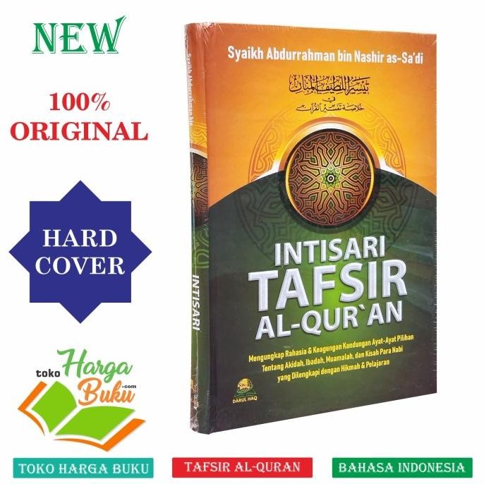 

Promo Intisari Tafsir Al-Qur'An Mengungkap Rahasia & Keagungan Ayat-Ayat Pilihan Tentang Akidah, Ibadah, Muamalah, Dan Kisah Para Nabi Yang Dilengkapi Dengan Hikmah Dan Pelajaran Penerbit Darul Haq