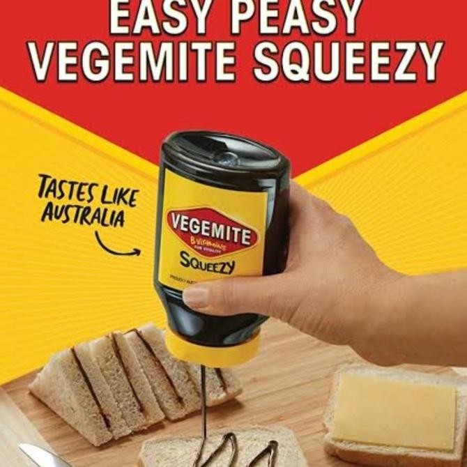 

Vegemite Tube Breakfast Spread Yeast Extract Selai Jam Asin Impor