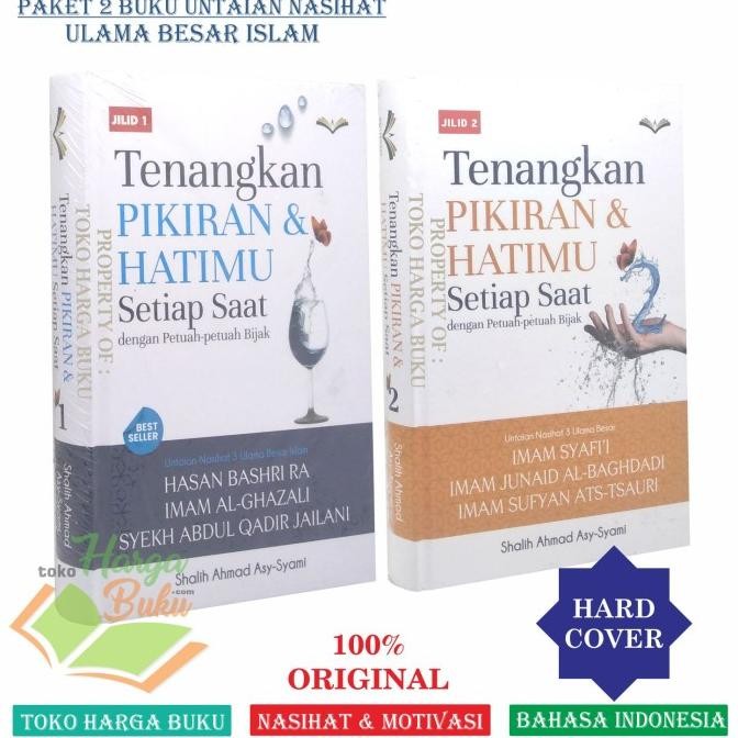 

Promo Paket 2 Buku Tenangkan Pikiran Dan Hatimu Setiap Saat Jilid 1 Dan 2