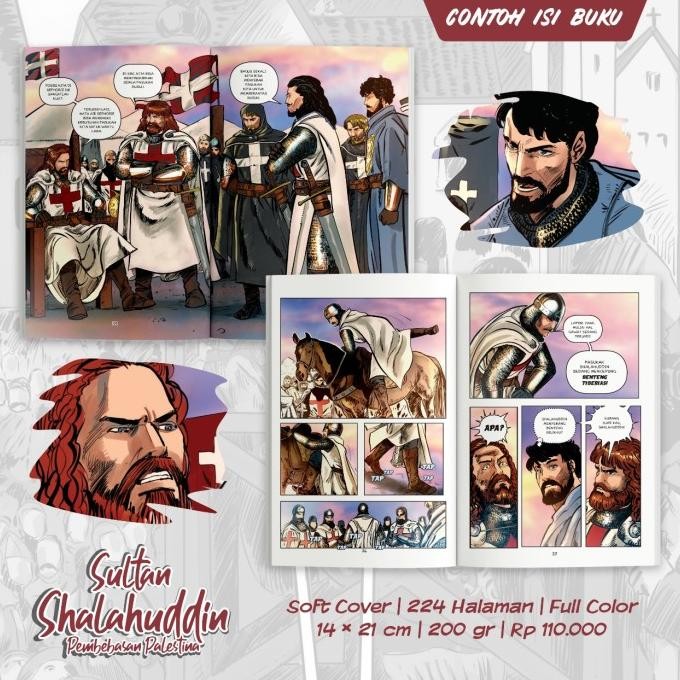 

Promo Komik Sultan Shalahuddin Seri 4 Pembebasan Palestina - Salsabila