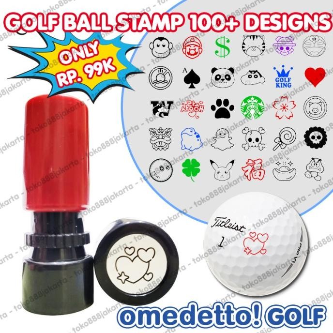 

Golf Ball Stamp 100+ Designs Stempel Bola High Quality Omedetto 1-30 Original Dan Terpercaya