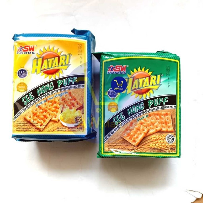 

TERPERCAYA HATARI MALKIST 245 GRAM - BISKUIT MALKIST RASA MARGARIN 245 GRAM