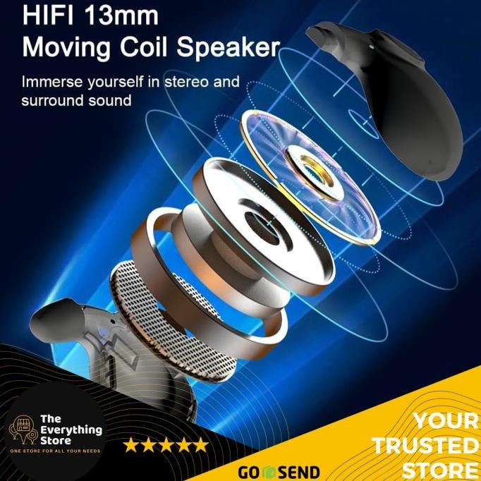 Jerman Invisible Sleep Wireless Earphone-Kualitas Suara HIFI