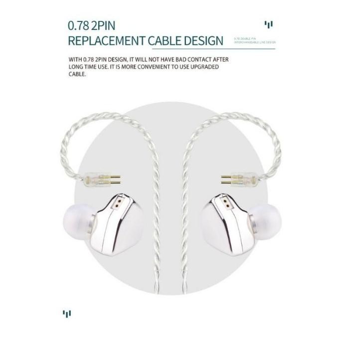 HZSOUND Heart Mirror with Mic Carbon Nanometer Diaphragm Earphone