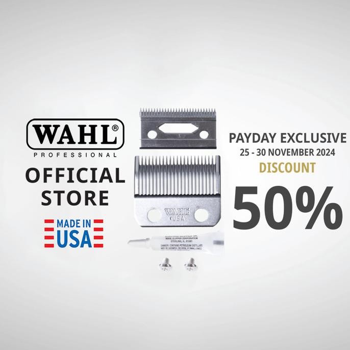 WAHL SUPER TAPERBLADESET - CLIPPER PISAU PENGGANTI MESIN CUKUR RAMBUT KUMIS JENGGOT BULU MODERN TERB